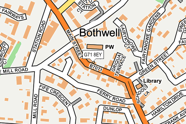 G71 8EY map - OS OpenMap – Local (Ordnance Survey) G71 8EY map - OS OpenMap – Local (Ordnance Survey)
