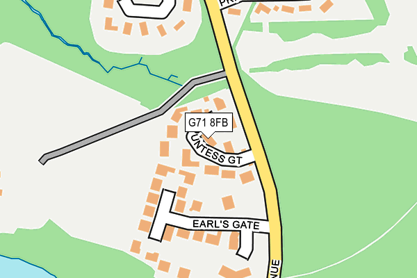 G71 8FB map - OS OpenMap – Local (Ordnance Survey) G71 8FB map - OS OpenMap – Local (Ordnance Survey)