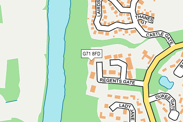 G71 8FD map - OS OpenMap – Local (Ordnance Survey) G71 8FD map - OS OpenMap – Local (Ordnance Survey)