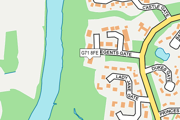 G71 8FE map - OS OpenMap – Local (Ordnance Survey) G71 8FE map - OS OpenMap – Local (Ordnance Survey)