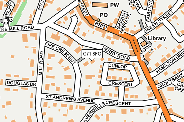G71 8FG map - OS OpenMap – Local (Ordnance Survey) G71 8FG map - OS OpenMap – Local (Ordnance Survey)