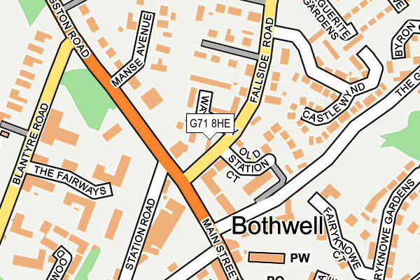 G71 8HE map - OS OpenMap – Local (Ordnance Survey) G71 8HE map - OS OpenMap – Local (Ordnance Survey)