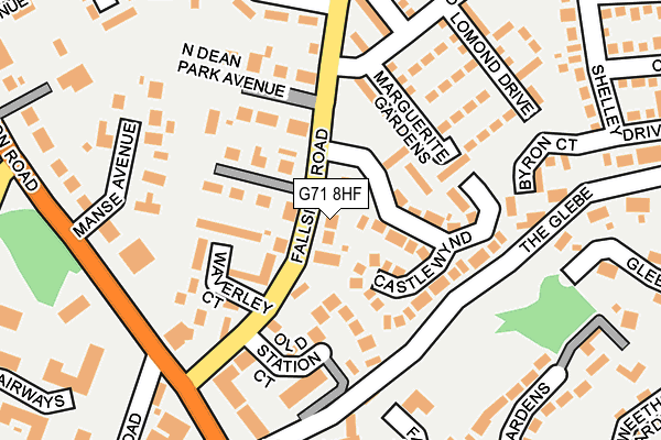 G71 8HF map - OS OpenMap – Local (Ordnance Survey) G71 8HF map - OS OpenMap – Local (Ordnance Survey)