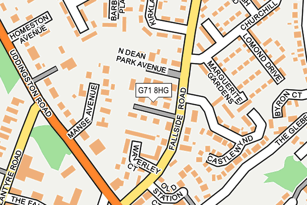 G71 8HG map - OS OpenMap – Local (Ordnance Survey) G71 8HG map - OS OpenMap – Local (Ordnance Survey)