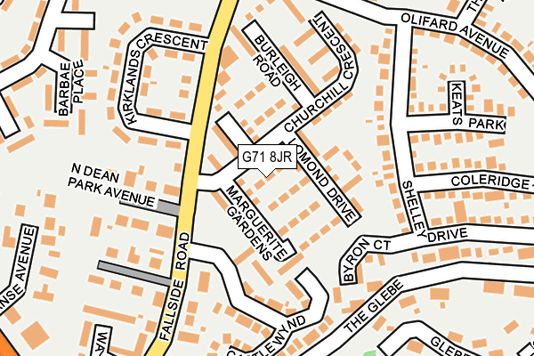G71 8JR map - OS OpenMap – Local (Ordnance Survey) G71 8JR map - OS OpenMap – Local (Ordnance Survey)