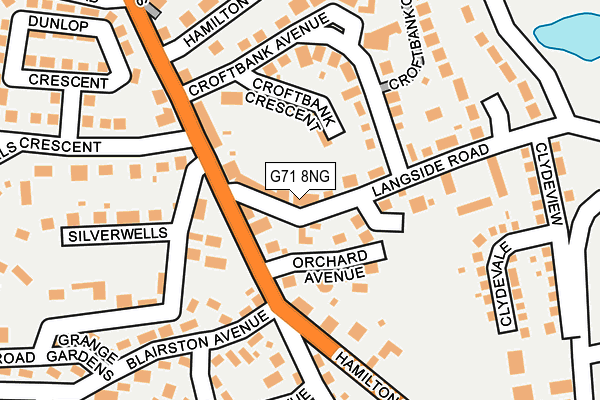 G71 8NG map - OS OpenMap – Local (Ordnance Survey) G71 8NG map - OS OpenMap – Local (Ordnance Survey)