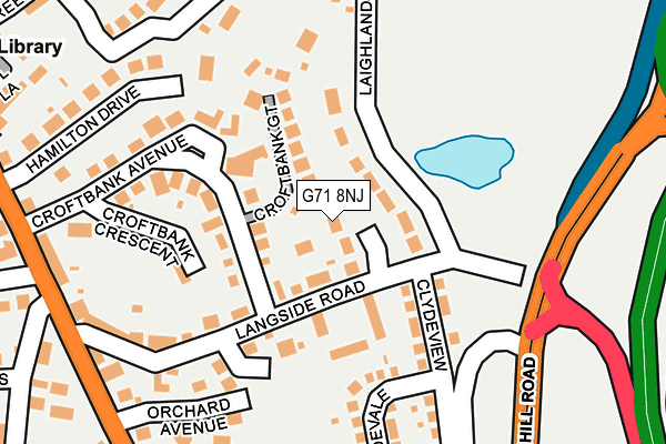 G71 8NJ map - OS OpenMap – Local (Ordnance Survey) G71 8NJ map - OS OpenMap – Local (Ordnance Survey)