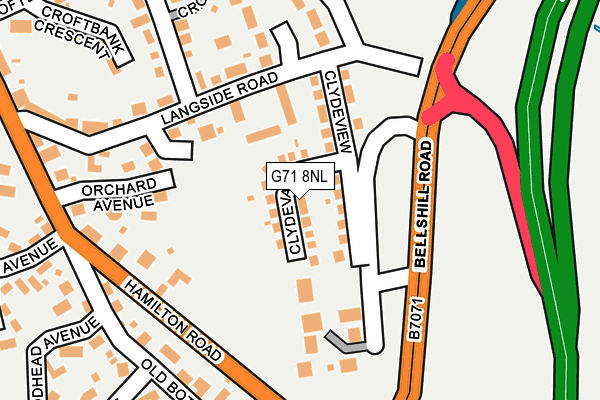 G71 8NL map - OS OpenMap – Local (Ordnance Survey) G71 8NL map - OS OpenMap – Local (Ordnance Survey)