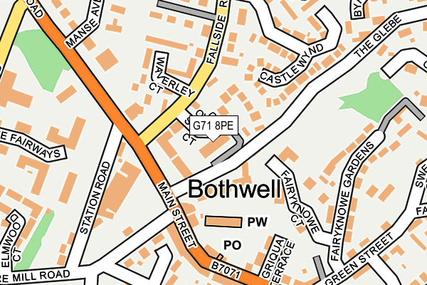 G71 8PE map - OS OpenMap – Local (Ordnance Survey) G71 8PE map - OS OpenMap – Local (Ordnance Survey)