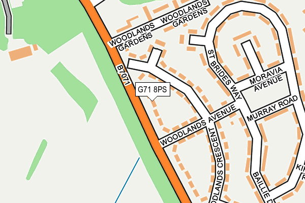 G71 8PS map - OS OpenMap – Local (Ordnance Survey) G71 8PS map - OS OpenMap – Local (Ordnance Survey)