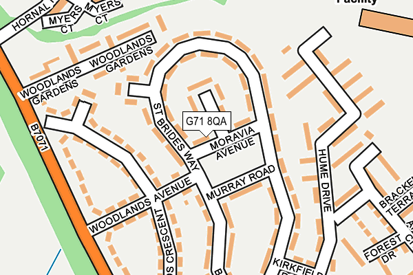 G71 8QA map - OS OpenMap – Local (Ordnance Survey) G71 8QA map - OS OpenMap – Local (Ordnance Survey)