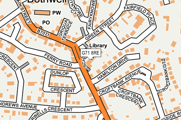 G71 8RE map - OS OpenMap – Local (Ordnance Survey) G71 8RE map - OS OpenMap – Local (Ordnance Survey)