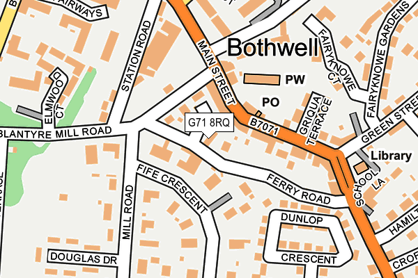 G71 8RQ map - OS OpenMap – Local (Ordnance Survey) G71 8RQ map - OS OpenMap – Local (Ordnance Survey)