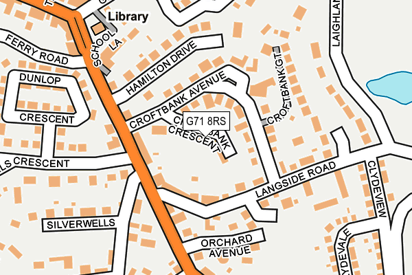 G71 8RS map - OS OpenMap – Local (Ordnance Survey) G71 8RS map - OS OpenMap – Local (Ordnance Survey)