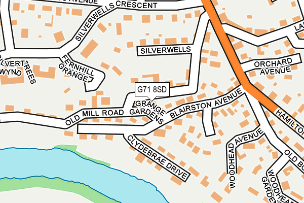G71 8SD map - OS OpenMap – Local (Ordnance Survey) G71 8SD map - OS OpenMap – Local (Ordnance Survey)