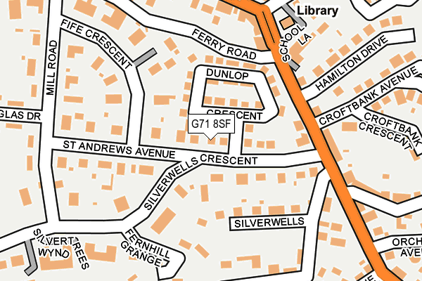 G71 8SF map - OS OpenMap – Local (Ordnance Survey) G71 8SF map - OS OpenMap – Local (Ordnance Survey)