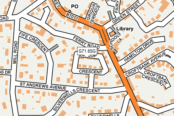 G71 8SG map - OS OpenMap – Local (Ordnance Survey) G71 8SG map - OS OpenMap – Local (Ordnance Survey)