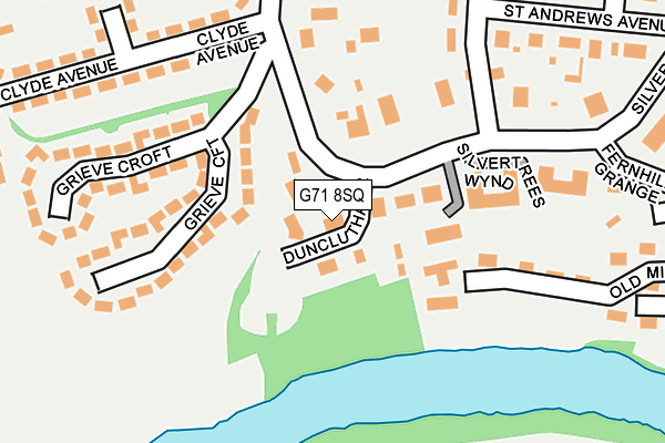 G71 8SQ map - OS OpenMap – Local (Ordnance Survey) G71 8SQ map - OS OpenMap – Local (Ordnance Survey)