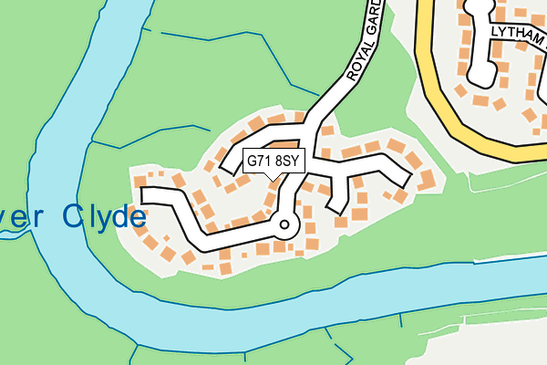 G71 8SY map - OS OpenMap – Local (Ordnance Survey) G71 8SY map - OS OpenMap – Local (Ordnance Survey)