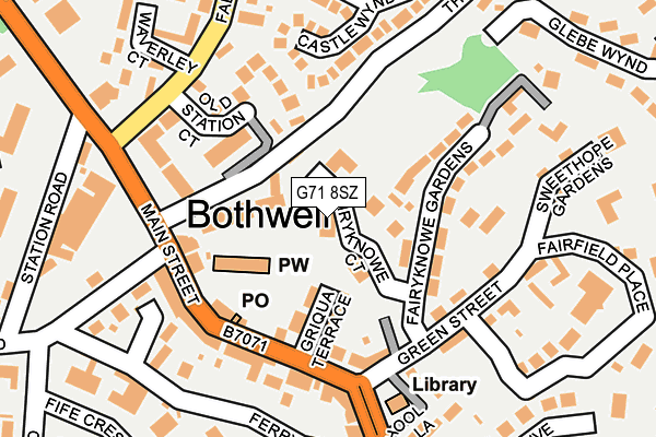 G71 8SZ map - OS OpenMap – Local (Ordnance Survey) G71 8SZ map - OS OpenMap – Local (Ordnance Survey)