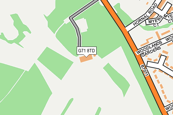 G71 8TD map - OS OpenMap – Local (Ordnance Survey) G71 8TD map - OS OpenMap – Local (Ordnance Survey)