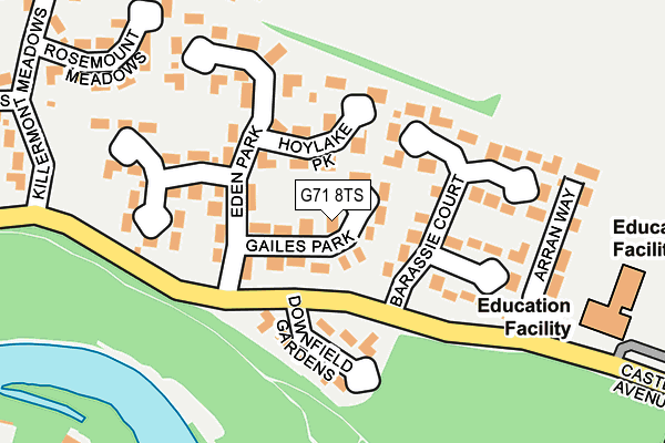 G71 8TS map - OS OpenMap – Local (Ordnance Survey) G71 8TS map - OS OpenMap – Local (Ordnance Survey)