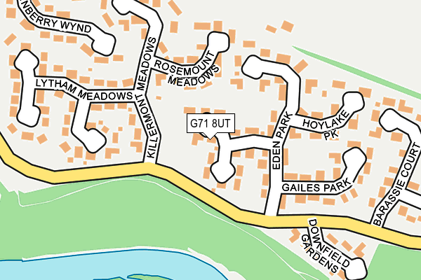 G71 8UT map - OS OpenMap – Local (Ordnance Survey) G71 8UT map - OS OpenMap – Local (Ordnance Survey)