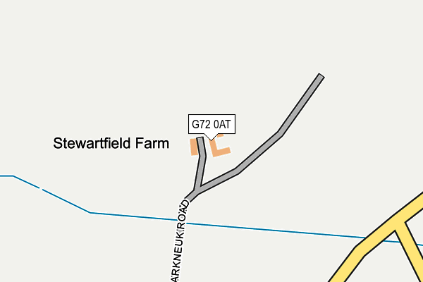G72 0AT map - OS OpenMap – Local (Ordnance Survey)