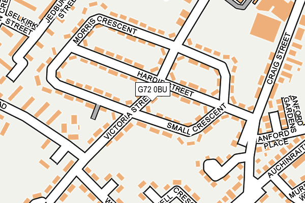 G72 0BU map - OS OpenMap – Local (Ordnance Survey) G72 0BU map - OS OpenMap – Local (Ordnance Survey)