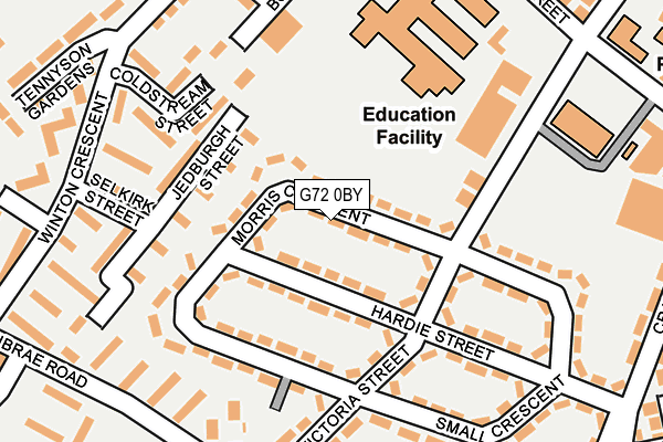 G72 0BY map - OS OpenMap – Local (Ordnance Survey) G72 0BY map - OS OpenMap – Local (Ordnance Survey)