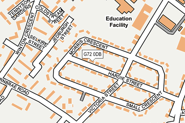 G72 0DB map - OS OpenMap – Local (Ordnance Survey) G72 0DB map - OS OpenMap – Local (Ordnance Survey)