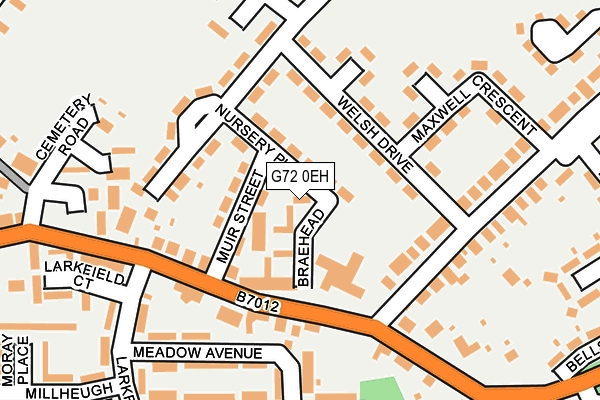 G72 0EH map - OS OpenMap – Local (Ordnance Survey) G72 0EH map - OS OpenMap – Local (Ordnance Survey)