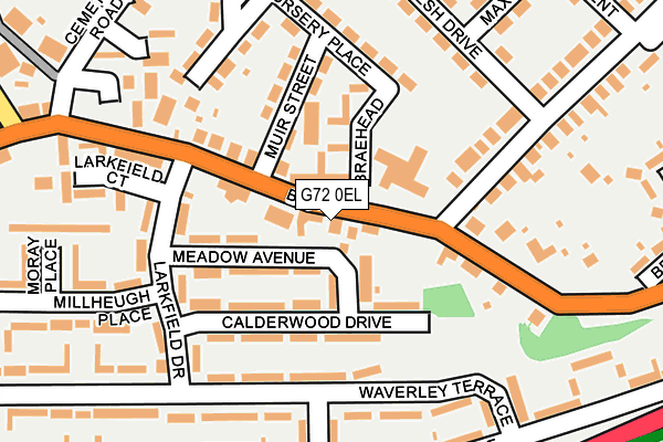 G72 0EL map - OS OpenMap – Local (Ordnance Survey) G72 0EL map - OS OpenMap – Local (Ordnance Survey)