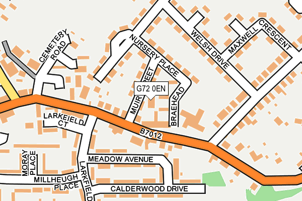 G72 0EN map - OS OpenMap – Local (Ordnance Survey) G72 0EN map - OS OpenMap – Local (Ordnance Survey)