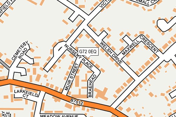 G72 0EQ map - OS OpenMap – Local (Ordnance Survey) G72 0EQ map - OS OpenMap – Local (Ordnance Survey)
