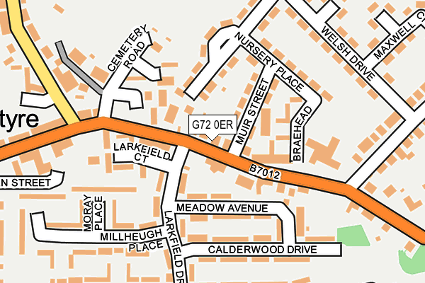 G72 0ER map - OS OpenMap – Local (Ordnance Survey) G72 0ER map - OS OpenMap – Local (Ordnance Survey)