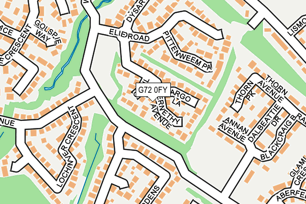G72 0FY map - OS OpenMap – Local (Ordnance Survey) G72 0FY map - OS OpenMap – Local (Ordnance Survey)