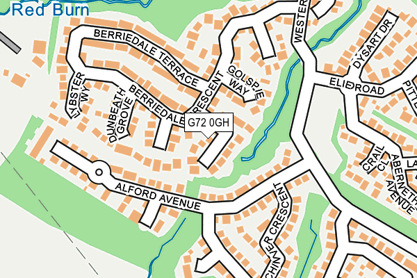 G72 0GH map - OS OpenMap – Local (Ordnance Survey) G72 0GH map - OS OpenMap – Local (Ordnance Survey)