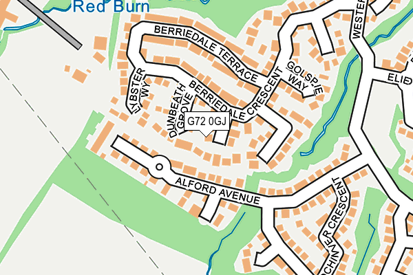 G72 0GJ map - OS OpenMap – Local (Ordnance Survey) G72 0GJ map - OS OpenMap – Local (Ordnance Survey)