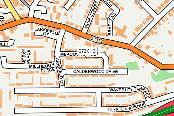 G72 0HQ map - OS OpenMap – Local (Ordnance Survey) G72 0HQ map - OS OpenMap – Local (Ordnance Survey)