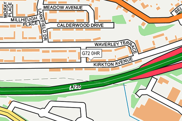 G72 0HR map - OS OpenMap – Local (Ordnance Survey) G72 0HR map - OS OpenMap – Local (Ordnance Survey)