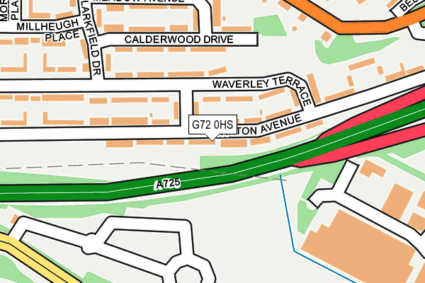G72 0HS map - OS OpenMap – Local (Ordnance Survey) G72 0HS map - OS OpenMap – Local (Ordnance Survey)