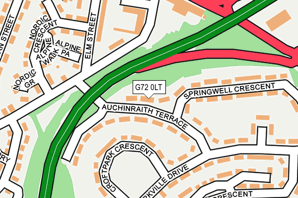 G72 0LT map - OS OpenMap – Local (Ordnance Survey) G72 0LT map - OS OpenMap – Local (Ordnance Survey)