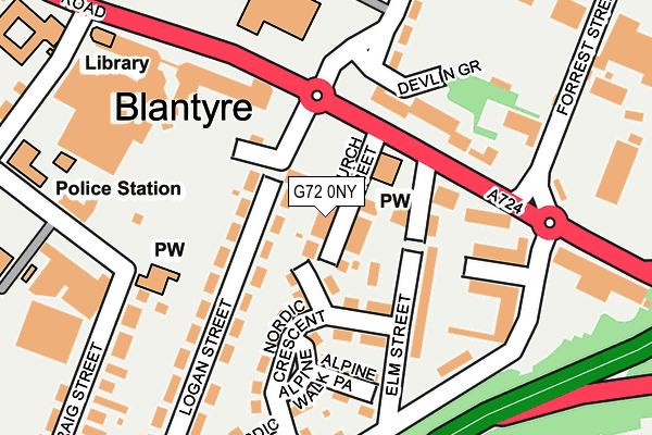 G72 0NY map - OS OpenMap – Local (Ordnance Survey) G72 0NY map - OS OpenMap – Local (Ordnance Survey)