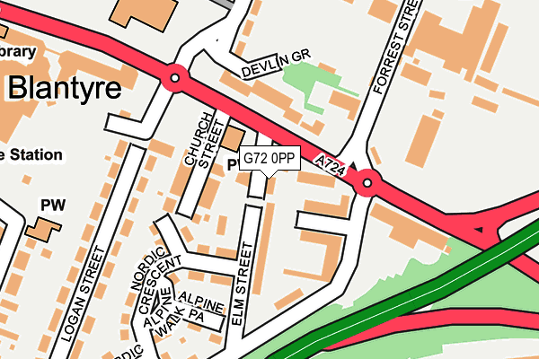 G72 0PP map - OS OpenMap – Local (Ordnance Survey) G72 0PP map - OS OpenMap – Local (Ordnance Survey)