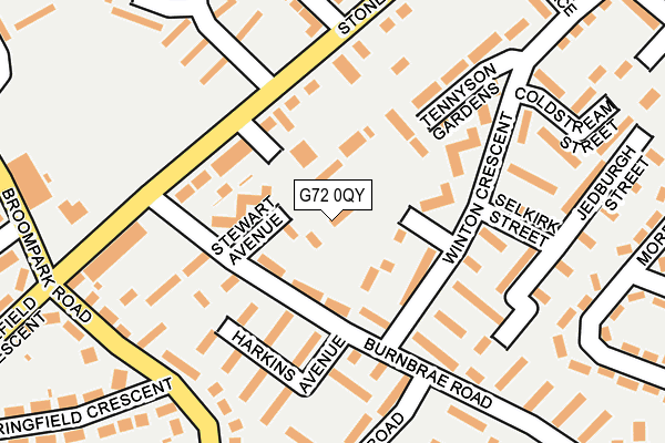 G72 0QY map - OS OpenMap – Local (Ordnance Survey) G72 0QY map - OS OpenMap – Local (Ordnance Survey)