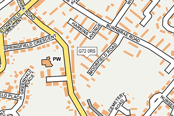 G72 0RS map - OS OpenMap – Local (Ordnance Survey) G72 0RS map - OS OpenMap – Local (Ordnance Survey)