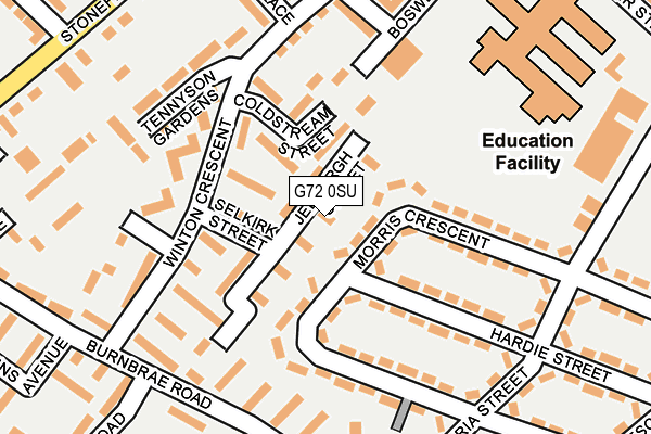 G72 0SU map - OS OpenMap – Local (Ordnance Survey) G72 0SU map - OS OpenMap – Local (Ordnance Survey)