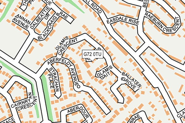 G72 0TU map - OS OpenMap – Local (Ordnance Survey) G72 0TU map - OS OpenMap – Local (Ordnance Survey)