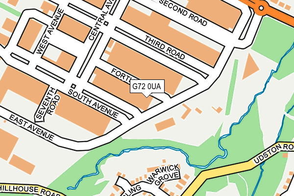 G72 0UA map - OS OpenMap – Local (Ordnance Survey) G72 0UA map - OS OpenMap – Local (Ordnance Survey)